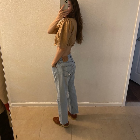 First Rite crop blouse - Picture 2 of 5